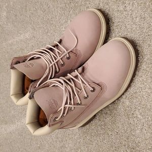 Baby Pink Timberlands